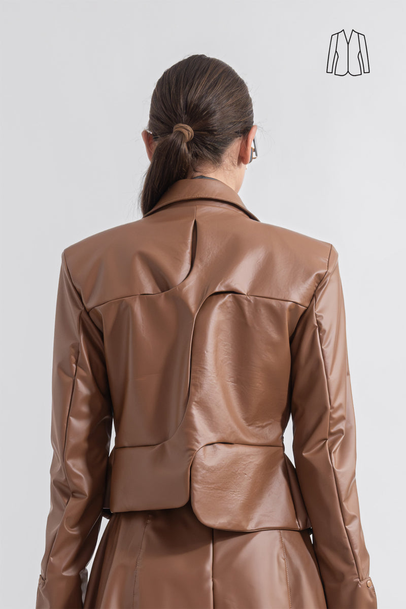 asymmetric_leather_look_blazer_light_brown_back_details