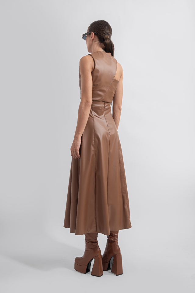 circular_skirt_latex_light_brown_back
